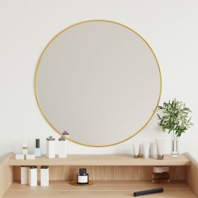 Wall Mirror Gold Ø 23.6" Round