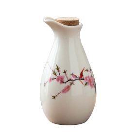 Ceramic Japanese Sake Pot Porcelain Sake Bottle Traditional Liquor Wine Jug #12