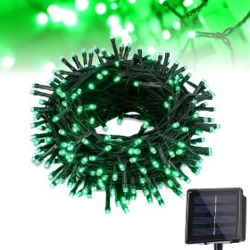 72 FT 200 LED Solar String Lights, Outdoor Solar Christmas Lights, Waterproof Solar Fairy Lights for Garden, Fence, Party Decorations, Green